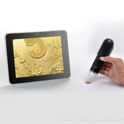 Wifi Digital Microscope for iOS/Android Device, 200x, PC Compatible Battery Powered, Measurement